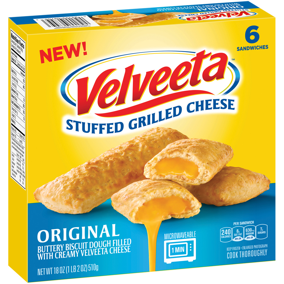 Velveeta Stuffed Grilled Cheese