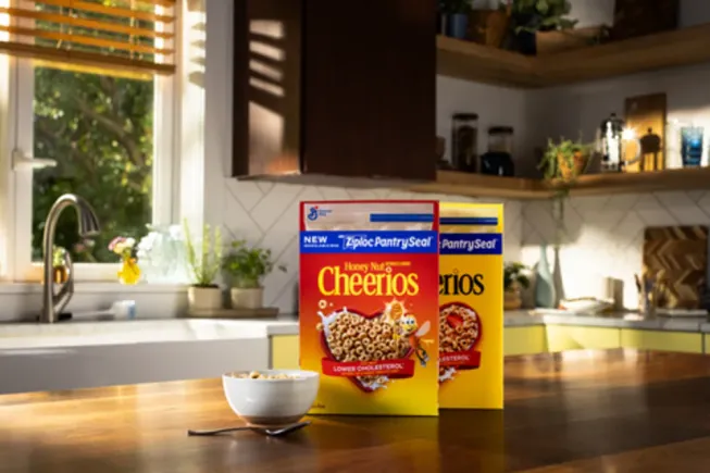 General Mills launches resealable Cheerios packaging