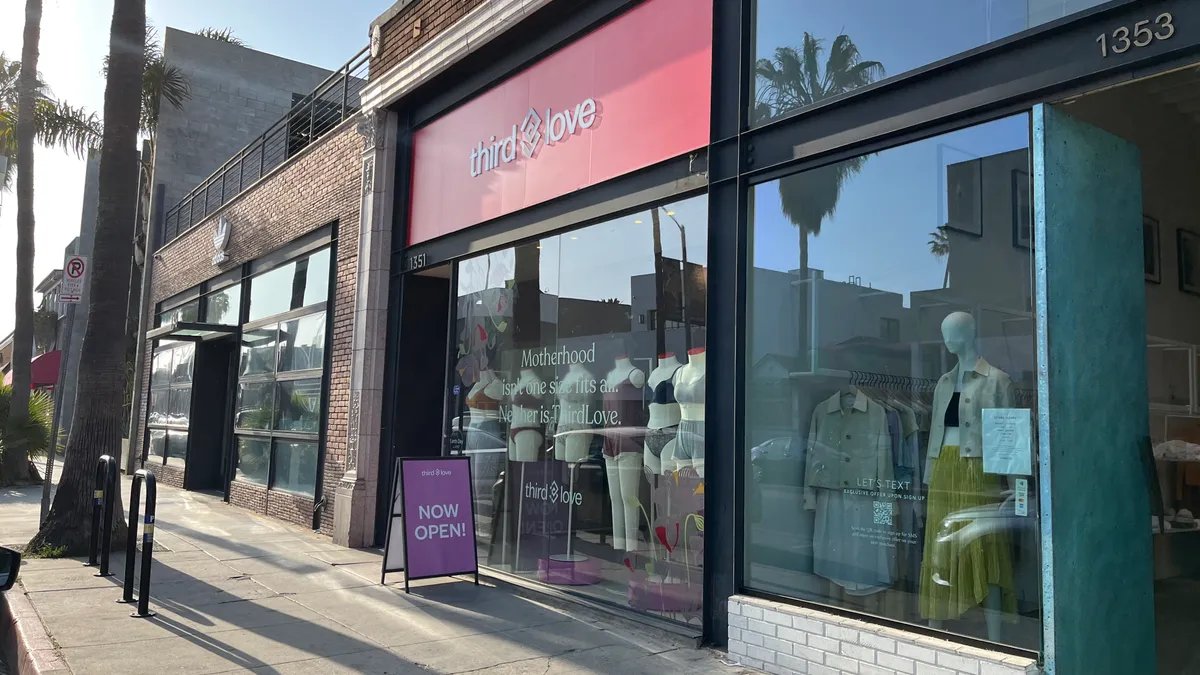 A ThirdLove storefront on Abbot Kinney Boulevard.