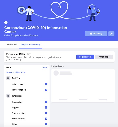 Facebook Community Help