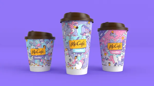 Doodles McDonald's cups