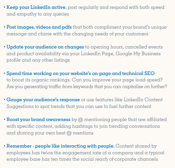 LinkedIn content guide