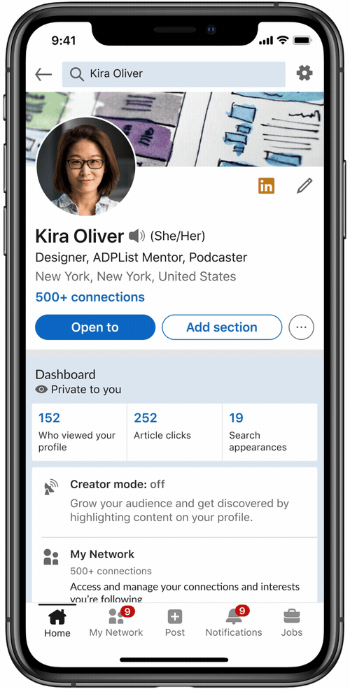 LinkedIn Creator Mode