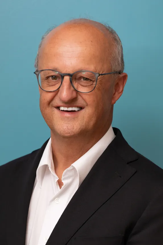 A portrait of Uli Stilz, head of the Bio Innovation Hub at Novo Nordisk.