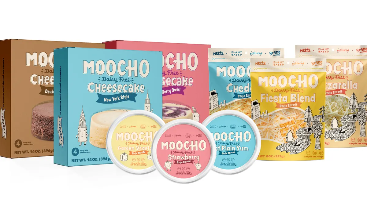 Tofurky's Moocho brand is launching plant-based cheese spreads and shreds at Expo West 2020.