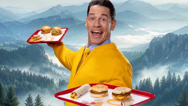 John Cena in a McDonald's ad