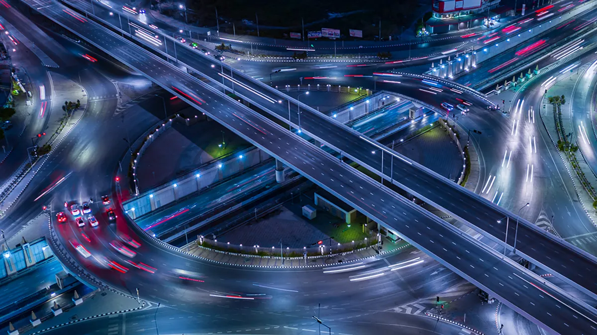 An AI generated highway