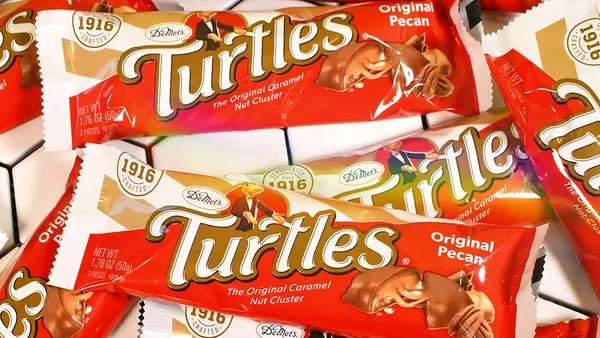 Packages of Turtles candy
