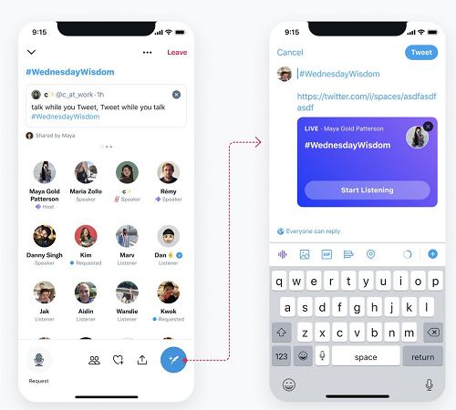 Twitter Spaces update