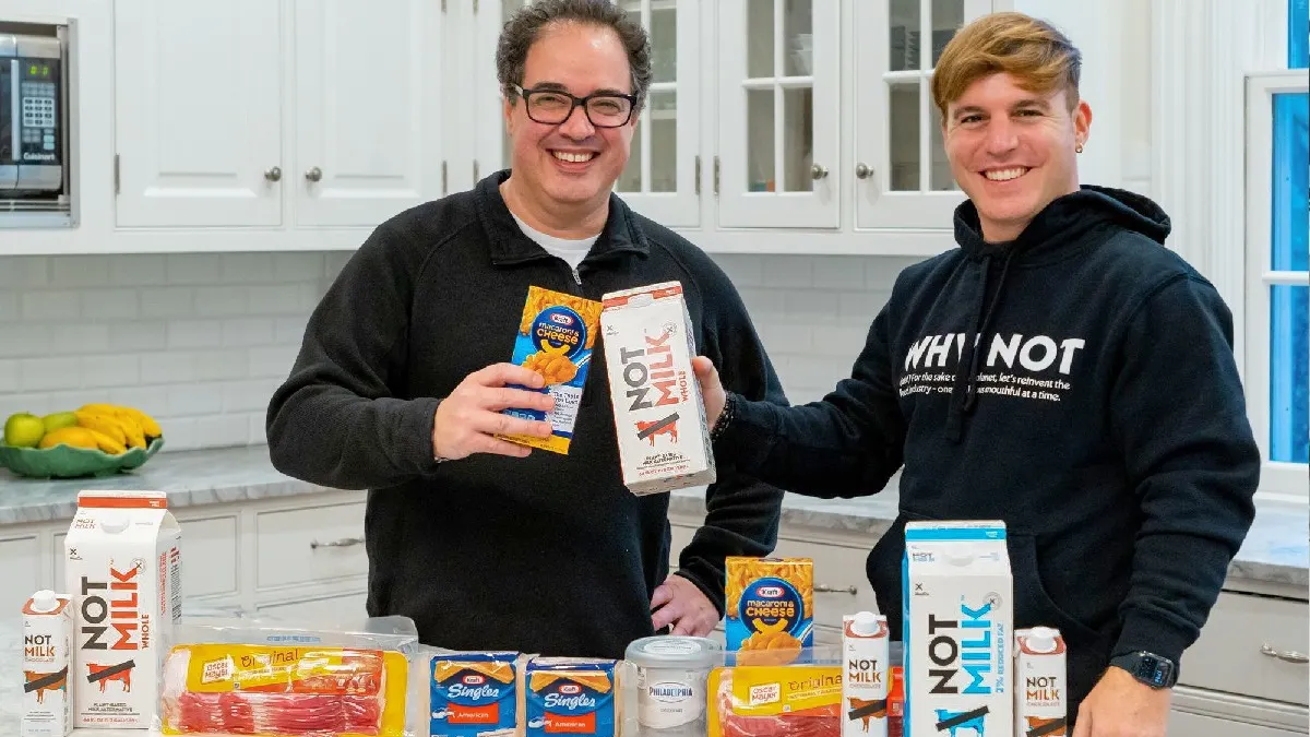 Kraft Heinz CEO Miguel Patricio (left) and NotCo CEO and Co-Founder Matias Muchnick.