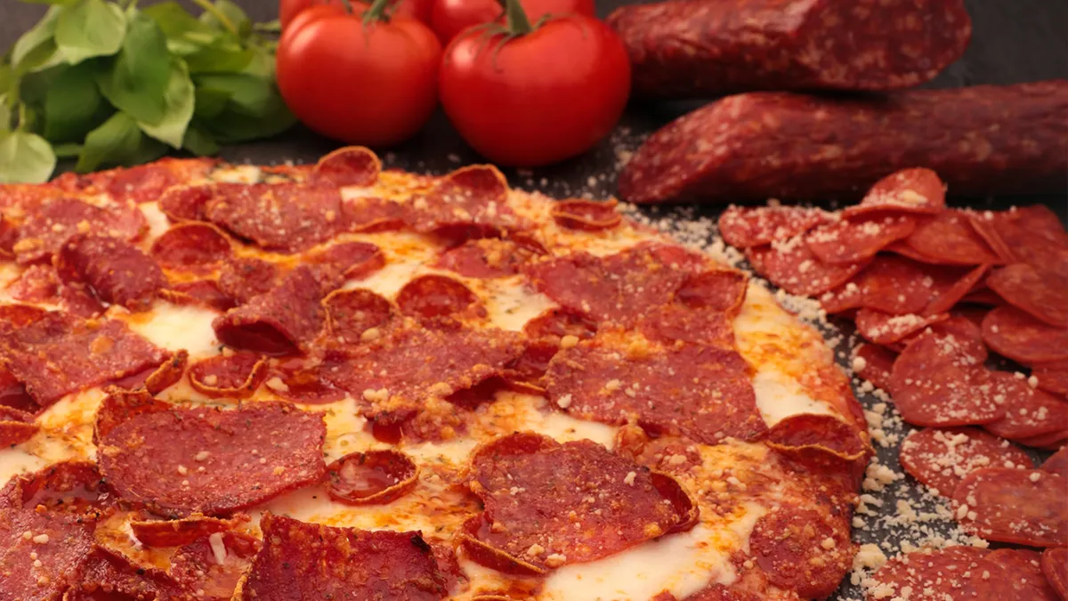 800 Degree Pizza's Thin & Crispy Pepperoni Pizza, provided by REEF Technology