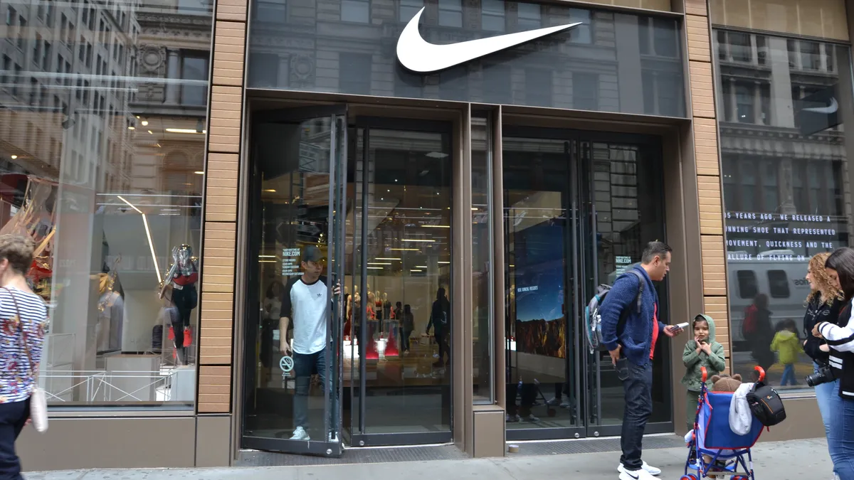 A Nike storefront in SoHo