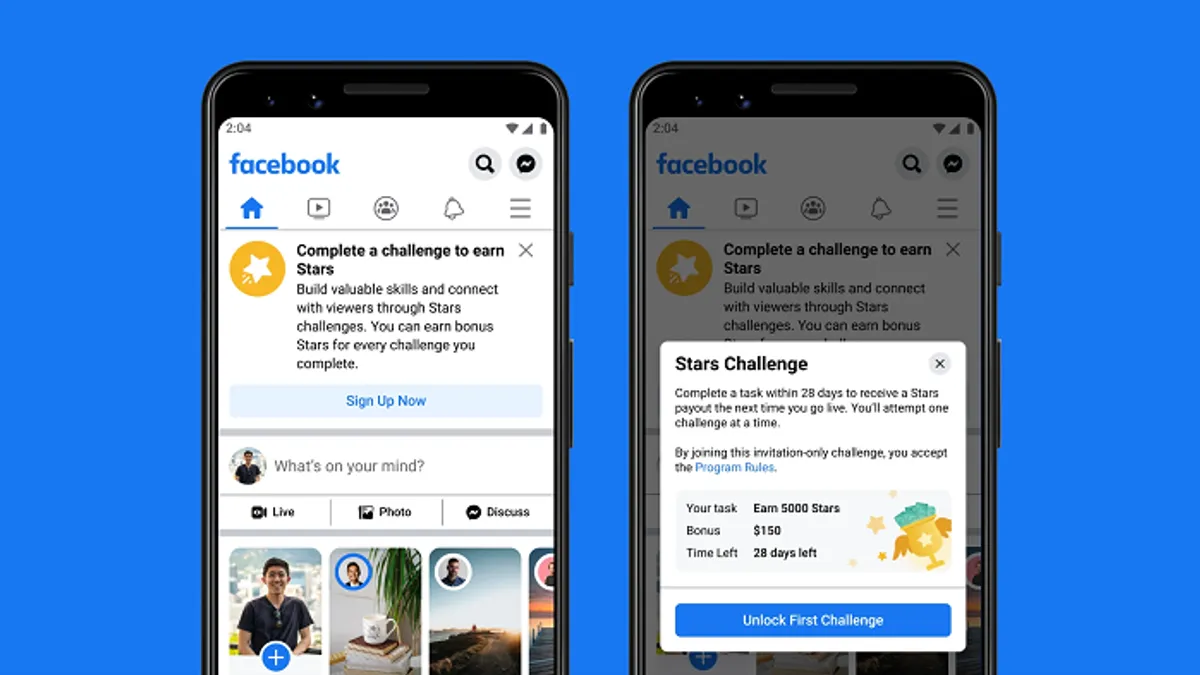 Facebook bonus program