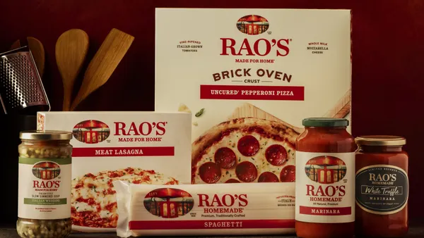 Rao's sauces and other products.