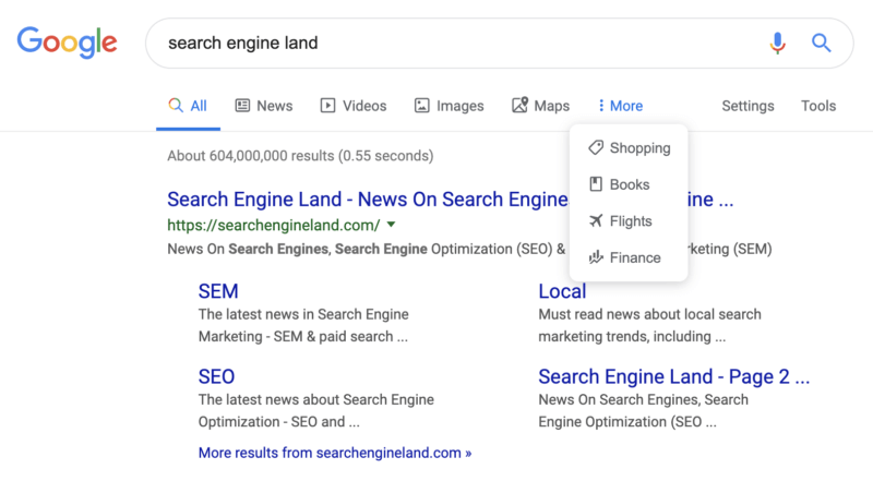 Google search icons update