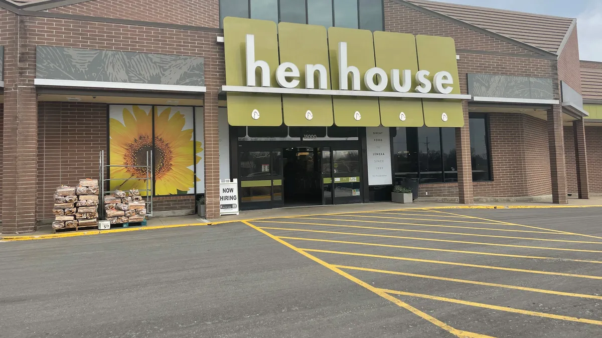 Exterior of Hen House Market store