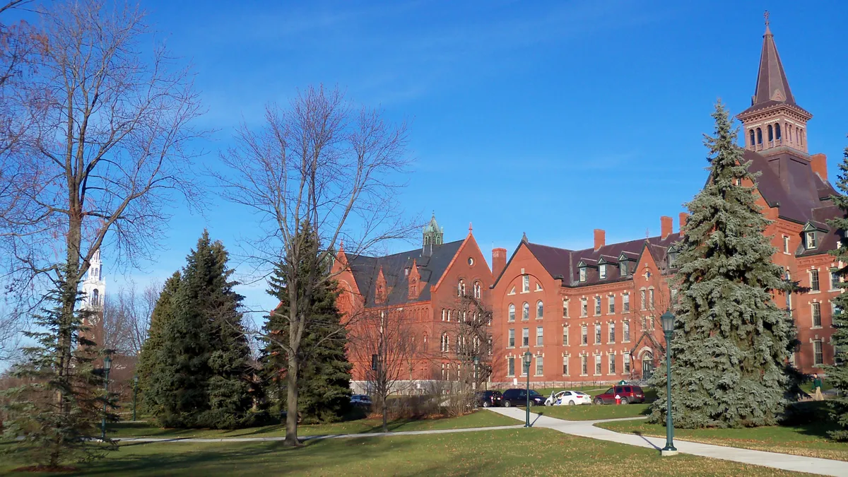 The University of Vermont campus