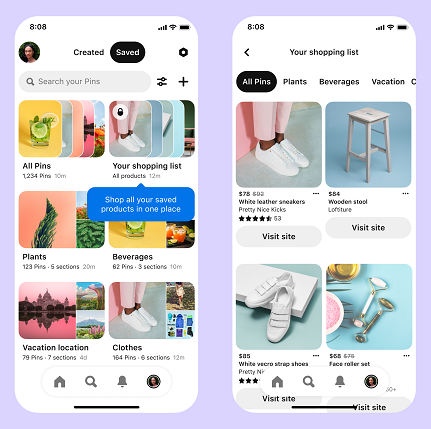 Pinterest Shopping List