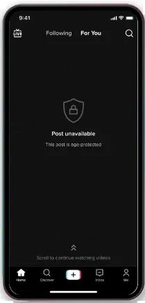 TikTok censored content