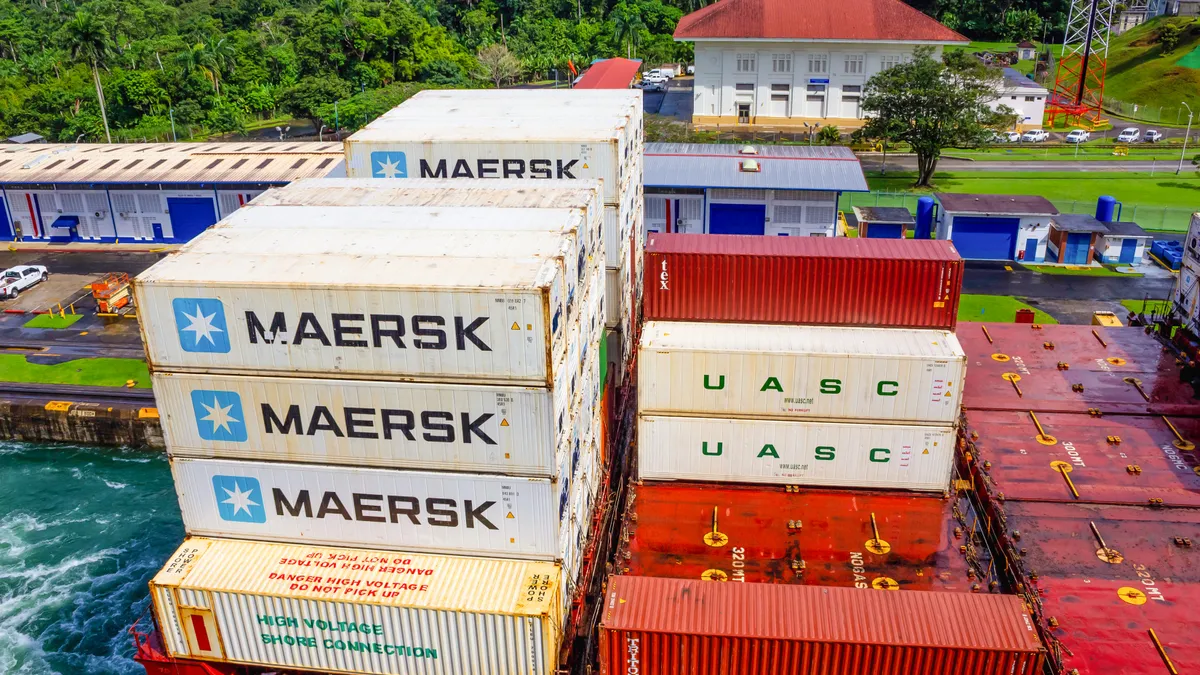 Maersk containers Panama canal