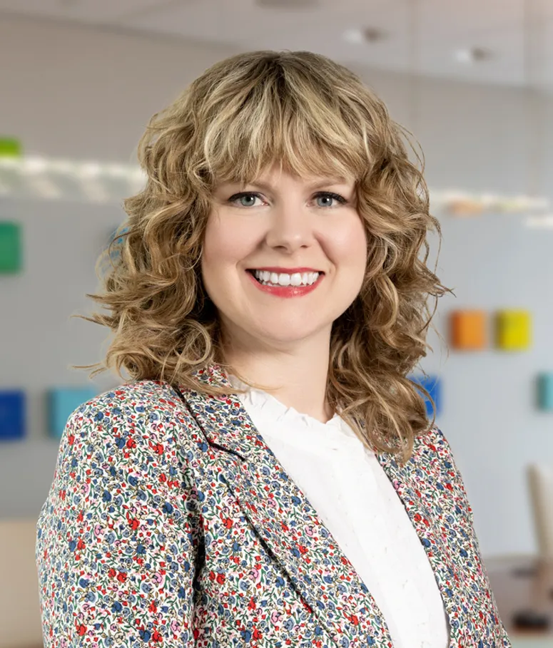 This is a headshot of Laura Lashley, an attorney specializing in education policy and technology in Parker Poe&#x27;s Atlanta office.