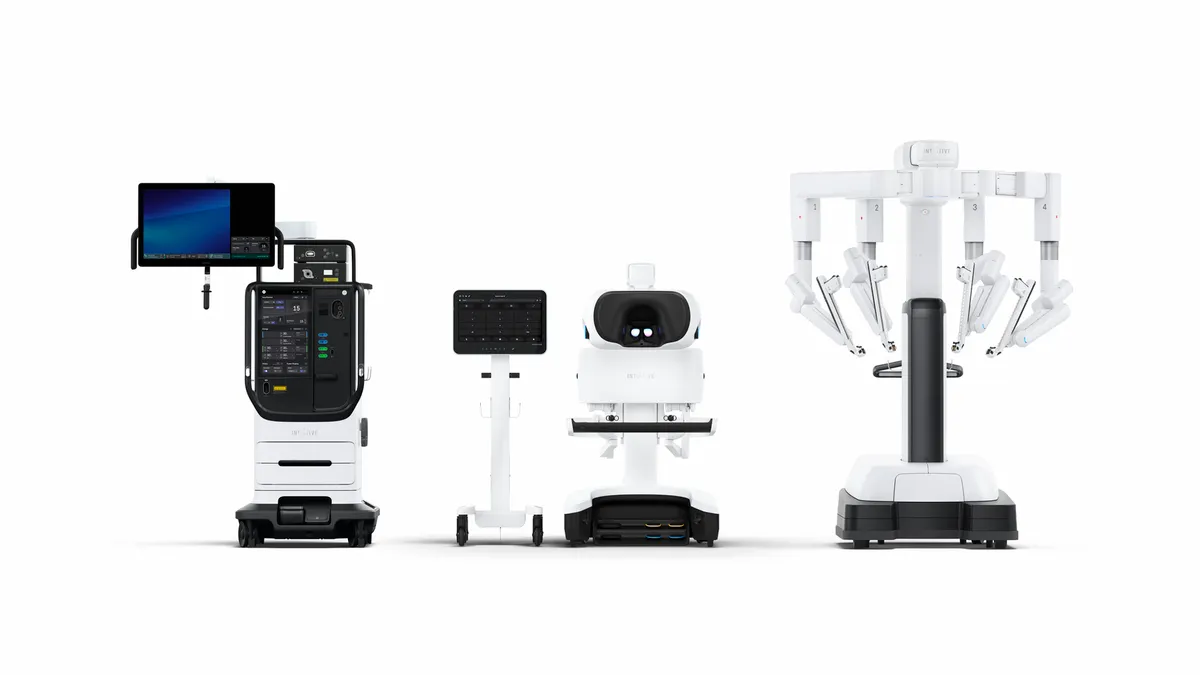 Intuitive Surgical's da Vinci 5 robotic system.