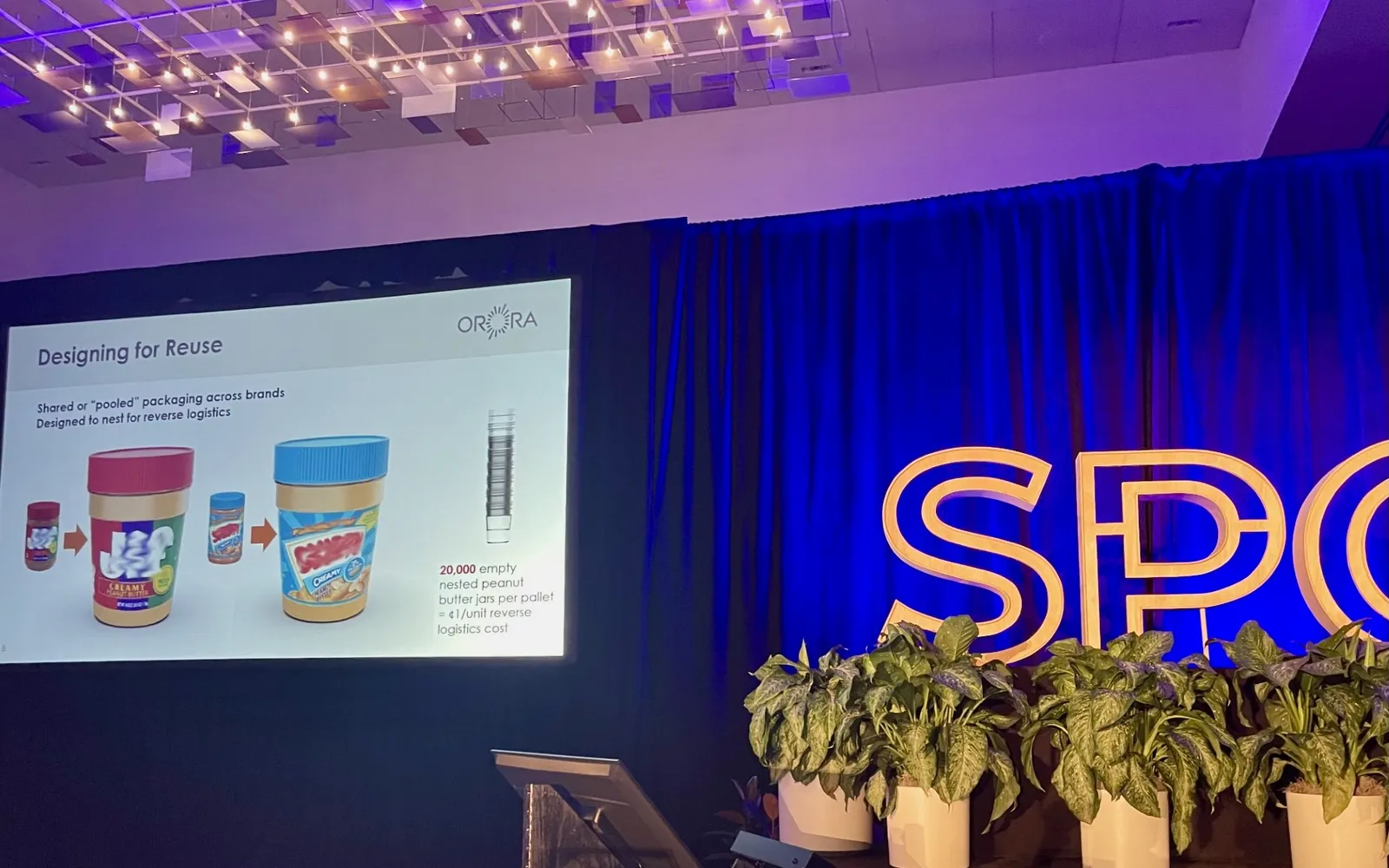 Reusable peanut butter packaging concept at SPC Advance