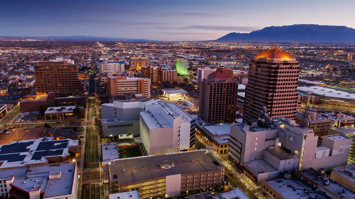 Downtown Albuquerque, New Mexico.