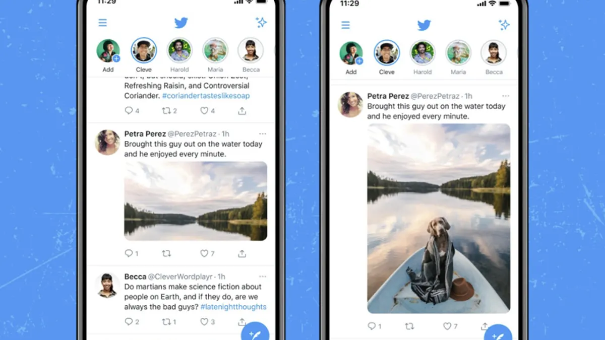 Tweet image display