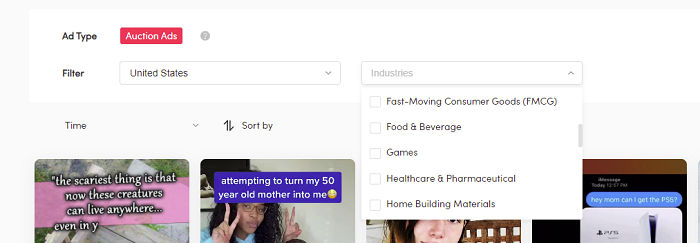 TikTok Ad Library