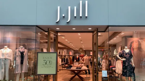 A J. Jill storefront in a mall