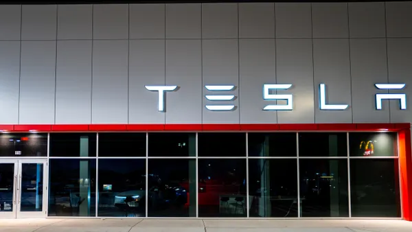 A Tesla dealership is seen on July 25, 2025 in Austin, Texas.