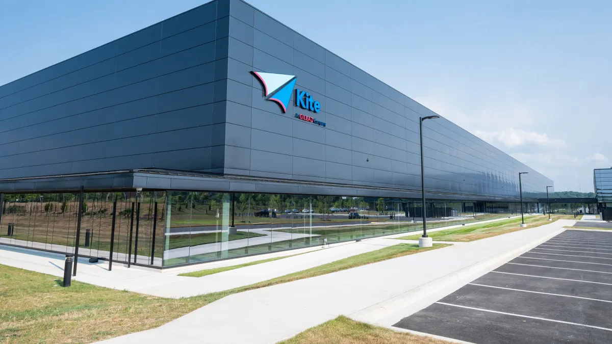 A photo of Gilead's cell therapy manufacturing facility in Frederick, Maryland