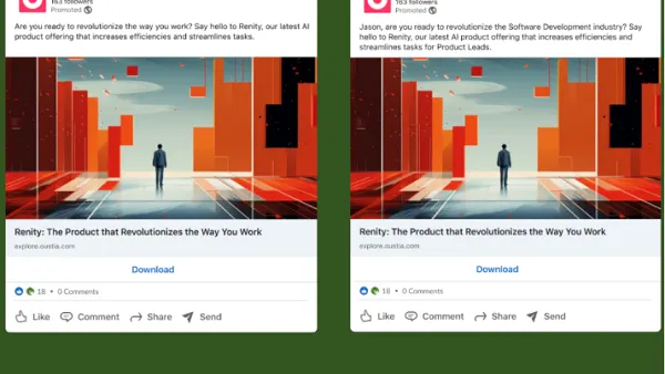 LinkedIn personalized ads