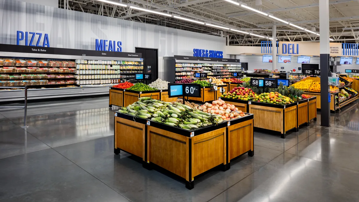 Walmart redesigned store.