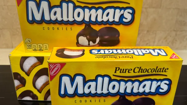 Boxes of Mallomar cookies