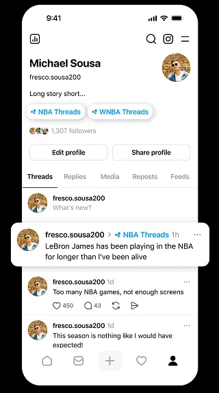 Threads communities