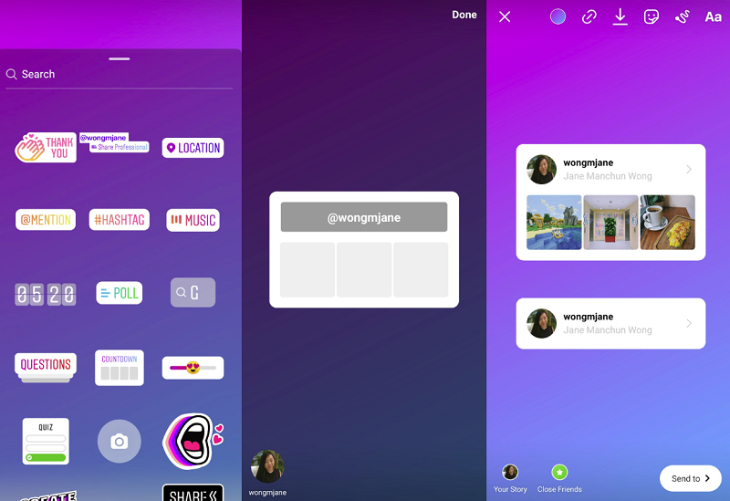 Instagram Business sticker