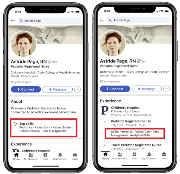 LinkedIn healthcare