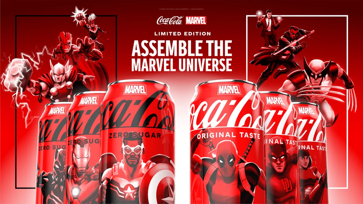 Coca-Cola Marvel collaboration