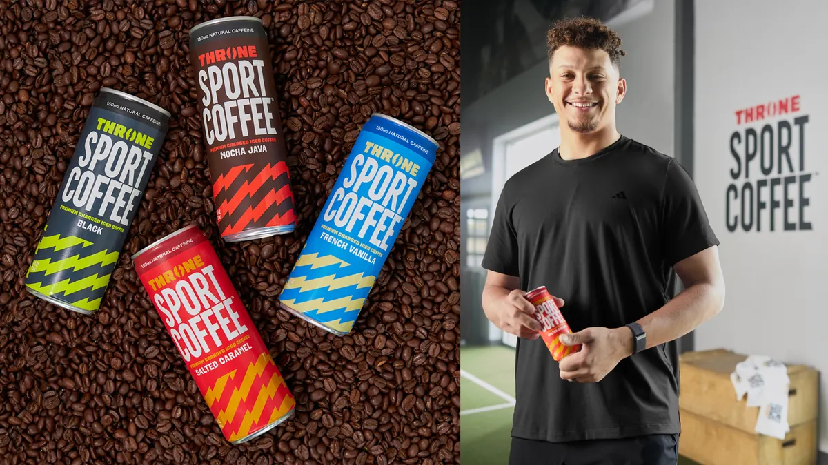 The Weekly Sip: NFL's Patrick Mahomes enters RTD iced coffee | Diageo  steeps itself in Smirnoff tea | Food Dive