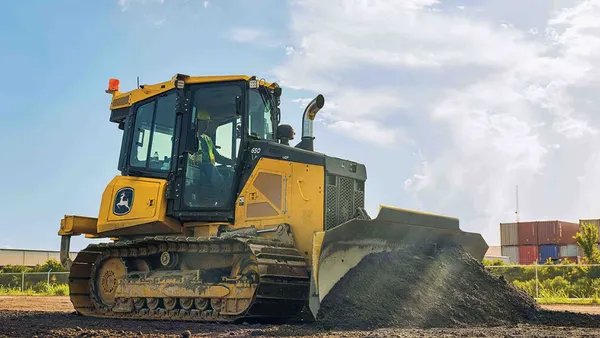 John Deere construction equipment