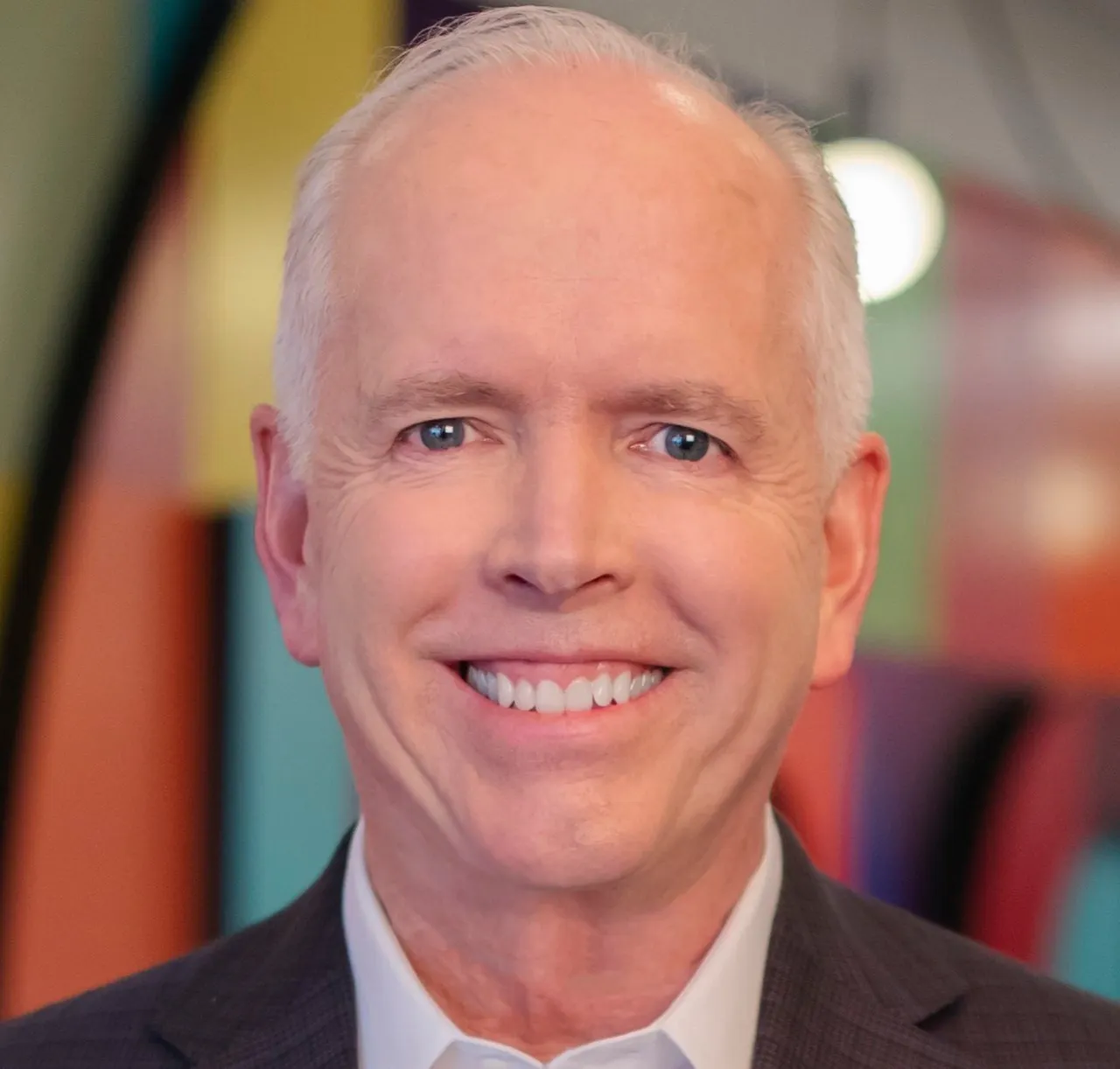 An image of a person smiling