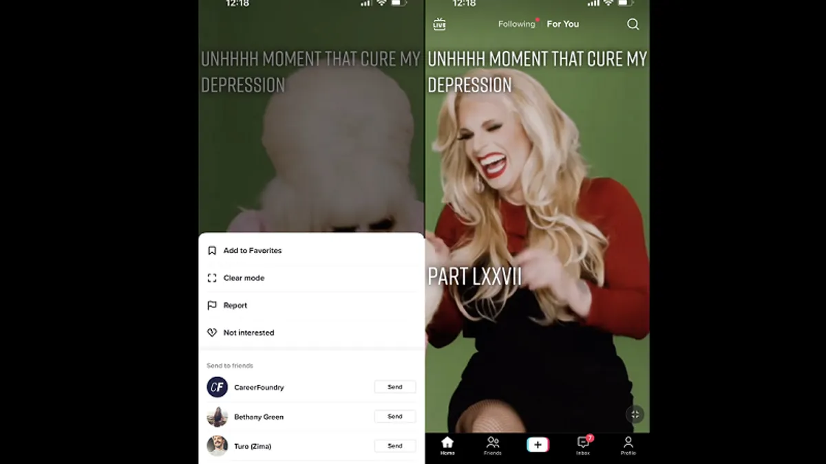 TikTok Clear Mode