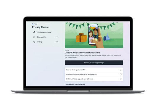 Facebook Privacy Center