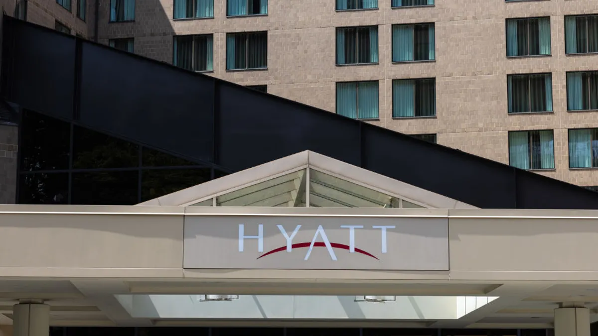 The Hyatt Regency Washington on Capitol Hill is seen on August 21, 2024 in Washington, DC.