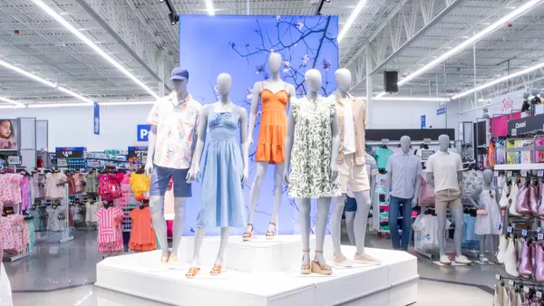 A fashion display at a Walmart Supercenter in Cypress, Texas.