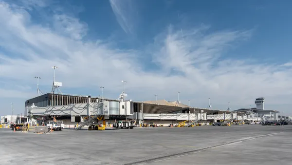 The Midfield Satellite Concourse South at the Los Angeles International Airport