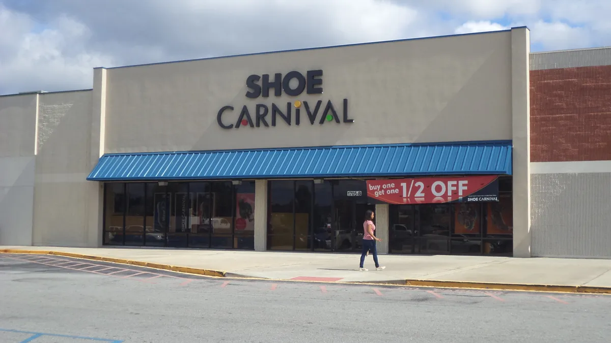 Shoe Carnival storefront.