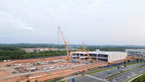 Construction of Microsoft Azure data center campus progresses in Leesburg, Virginia, on Aug. 16, 2024.